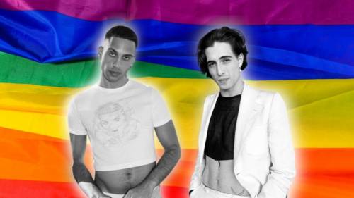 Top da uomo: la terribile moda lanciata da Maneskin e Mahmood