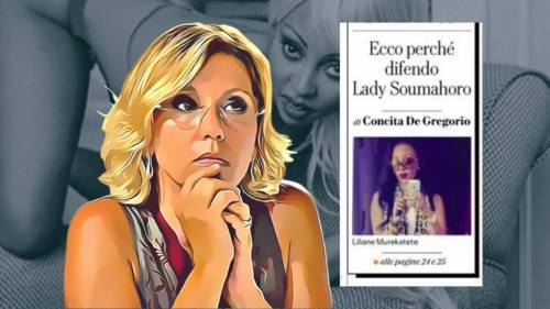 Delirio femminista di Concita: “Lady Soumahoro come la Ferragni”