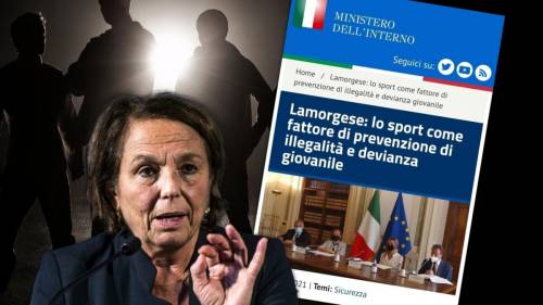 “Lo sport contro le devianze”. Lamorgese parlava da Meloni e nessuno fiatava