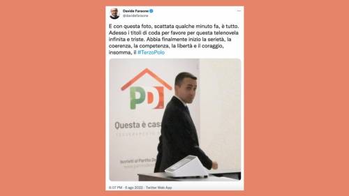 “È casa tua”. Questa foto cestina Di Maio