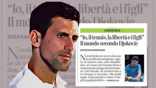 L’ace di Djokovic: “Vaccino e politically correct? Sono per la libertà”