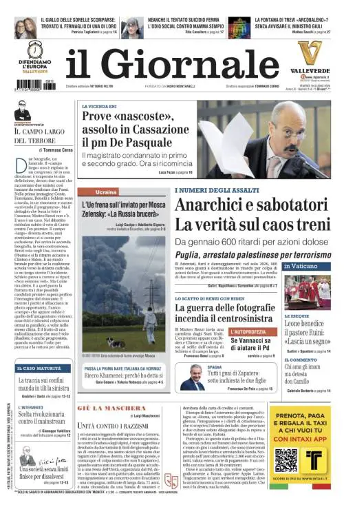 La verità sul caos treni, assolto il pm De Pasquale, il caso maturità 