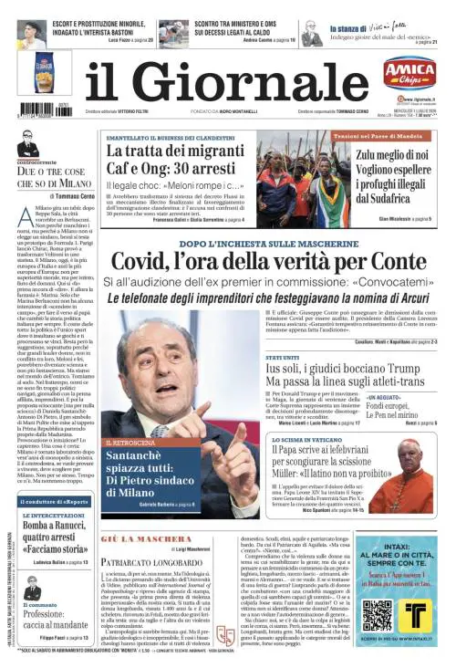 Covid: l’ora della verità per Conte, il retroscena sul sindaco di Milano, lo scisma in Vaticano