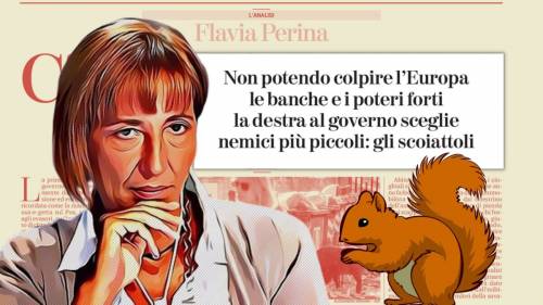 La Stampa è al ridicolo: “La destra contro gli scoiattoli”