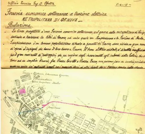 Il Metrò di ponente viaggia allindietro e «arriva» al 1915