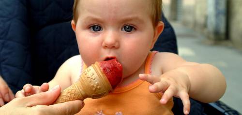 Il bello di un cono gelato invece della pastasciutta