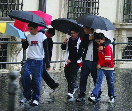 L’afa di metà luglio mitigata dalla pioggia