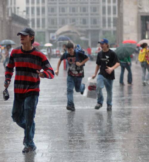 Temporali La zona nord  sott’acqua