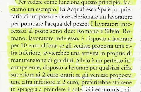 Se Romano è operoso e Silvio il fannullone