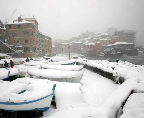 Sfratto alle barche di Boccadasse