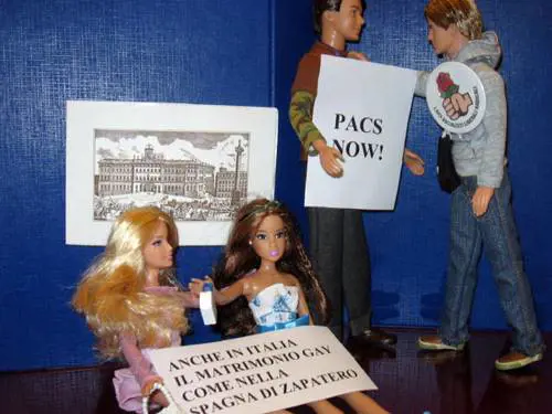 Presepe gay a Montecitorio