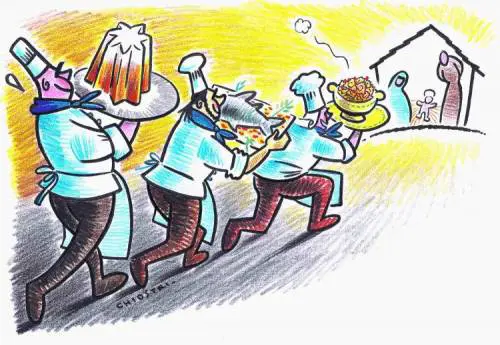 Il pranzo di Natale alla prova del cuoco