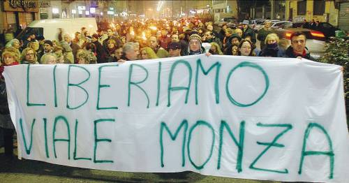 Fiaccolata antidroga in Viale Monza 
La Moratti: "Ho chiesto agenti al governo" 