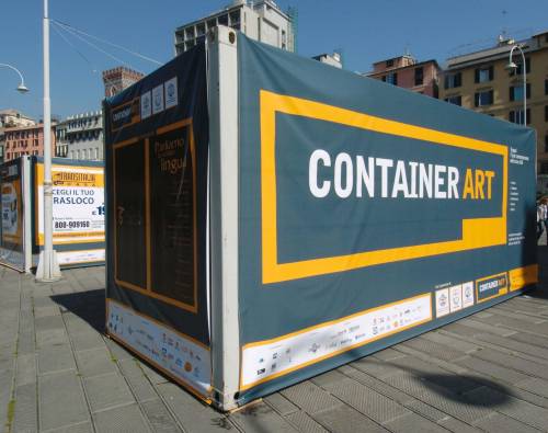 Dentro il container si nasconde l’arte