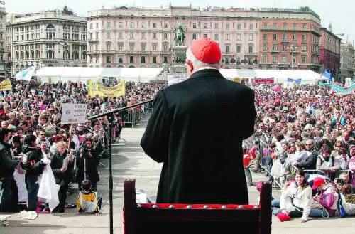 «Andemm al Domm», in 30mila col cardinale