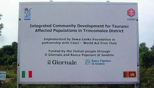 Nelle cento case del "Giornale" ora vive il futuro dello Sri Lanka
