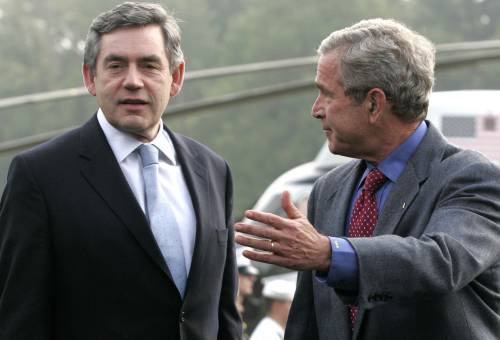 Brown va da Bush: "Avanti insieme 
nella lotta contro il terrorismo"