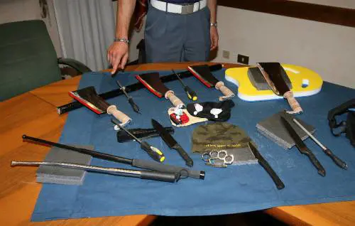 Lazio, 66 ultras presi con un arsenale 