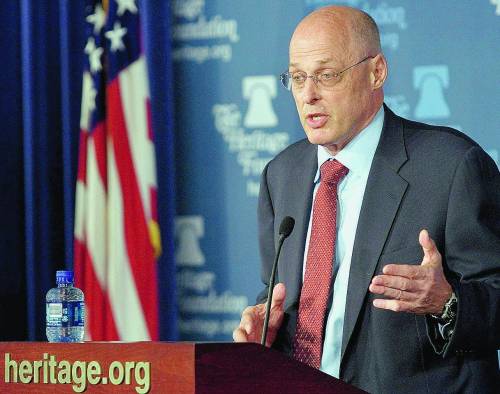 Paulson: la crisi del mattone rischio maggiore per gli Usa