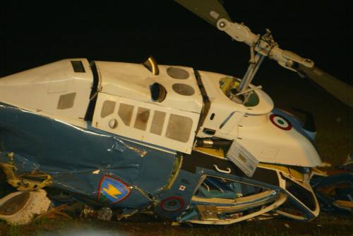 Precipita un elicottero muoiono due poliziotti