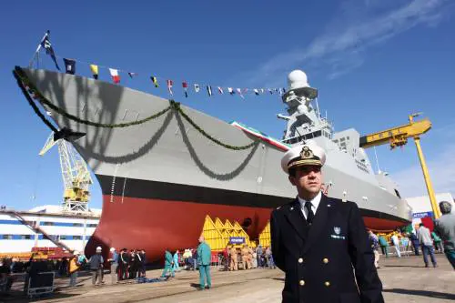 Varato il super-cacciatorpediniere "Caio Duilio"