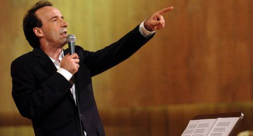 Benigni arresta il boss ma vince con gli attacchi a Berlusconi e soci