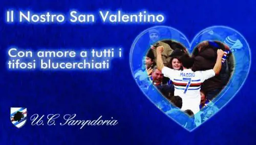 La Sampdoria per festeggiare fa fiorire  Maggio in un cuore