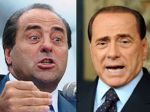 Berlusconi: "Mi  
fa orrore Di Pietro" 
Lui: "Ha paura"