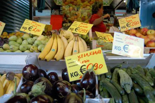 Inflazione, alimentari 
mai così alti dal 1996