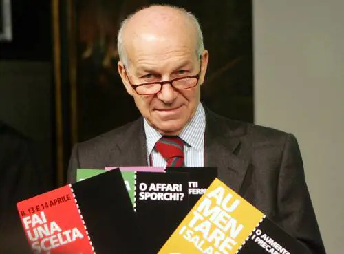 Bertinotti al Pd 
"Calearo è un falco 
di Confindustria"