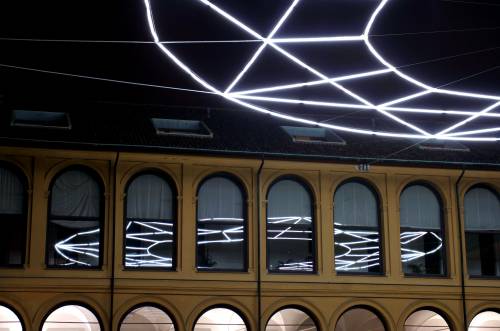 Giochi di luce, sogni 
della città del futuro
