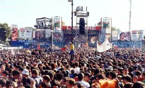 La vigilia del concerto del primo maggio