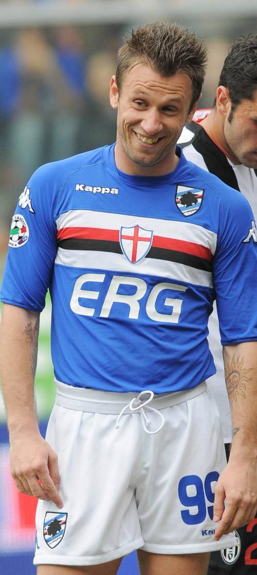 Cassano in Nazionale: «Grazie Sampdoria»