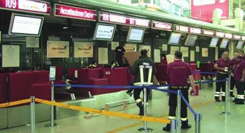 Principio dincendio su un nastro: paura e disservizi