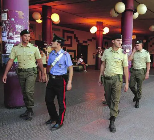 A Roma militari al completo già da domenica