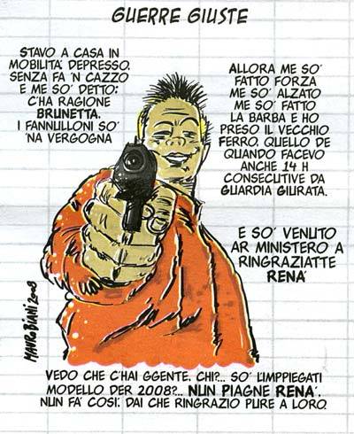 L’Unità spara a Brunetta. E la chiamano satira