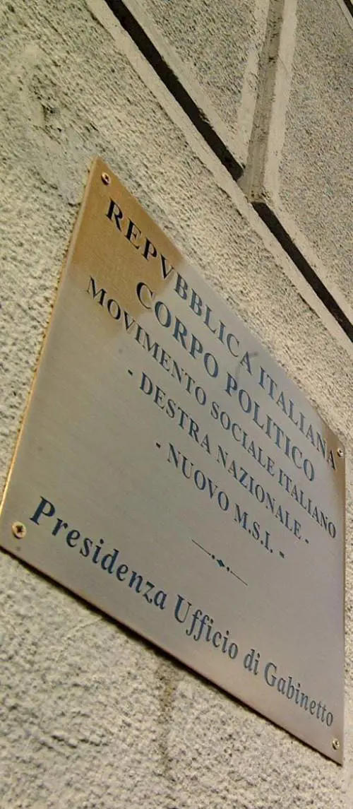 «Non mi vergogno di essere stato militante nel Msi»