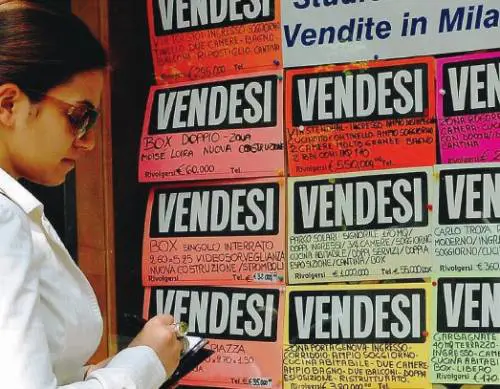 La crisi del mattone: 250 case 
in meno vendute ogni giorno