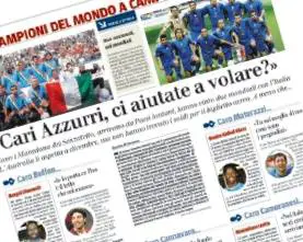 Grazie al Giornale, 
senzatetto ai Mondiali