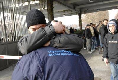 I vertici della Thyssen  
a giudizio per il rogo: 
"Omicidio volontario"