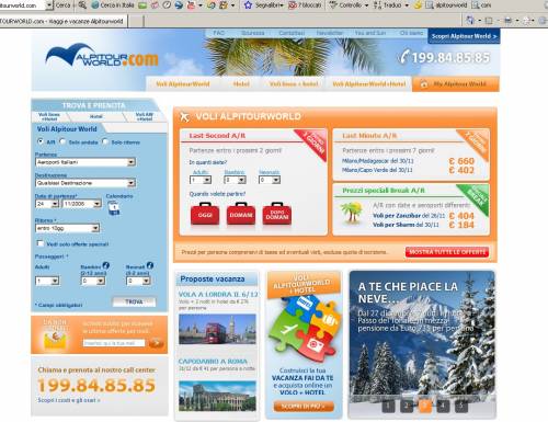 Alpitour, la vacanza è on line