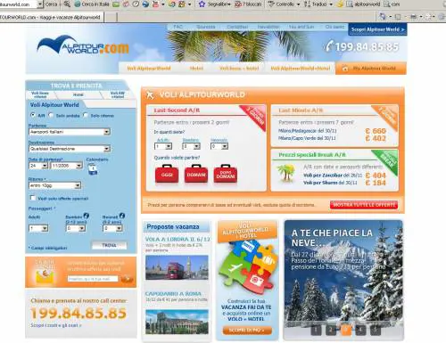 Alpitour, la vacanza è on line