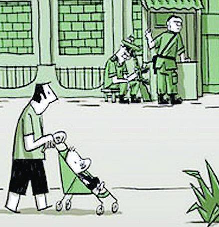 Affresco a fumetti della crudele Birmania