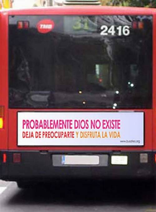 Atei e cattolici, scontro a colpi di bus