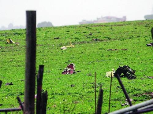 Trigoria Cessna esplode, due morti