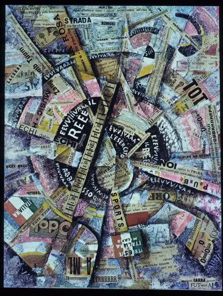 Marinetti e il Futurismo: ecco le tavole di parolibera