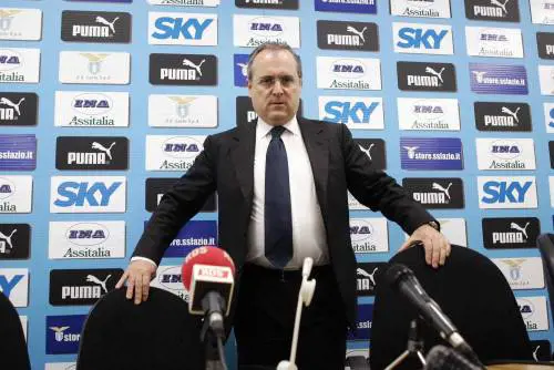 Lazio, aggiotaggio: Lotito condannato a due anni