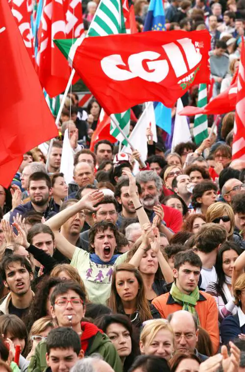 Franceschini per qualche voto in più scende in piazza a fianco di Epifani