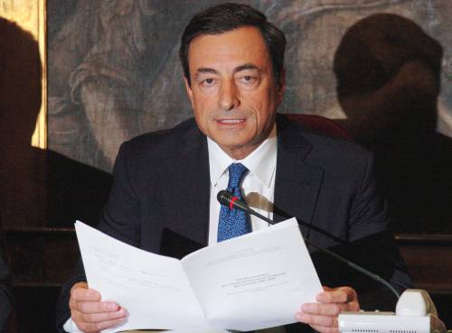 Draghi: "La crisi comincia a perdere colpi"