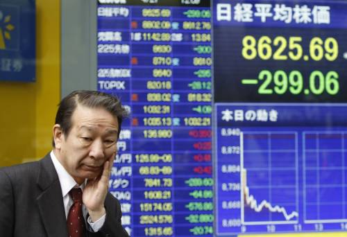 Borse, tornano i timori sulle banche: Tokyo giù